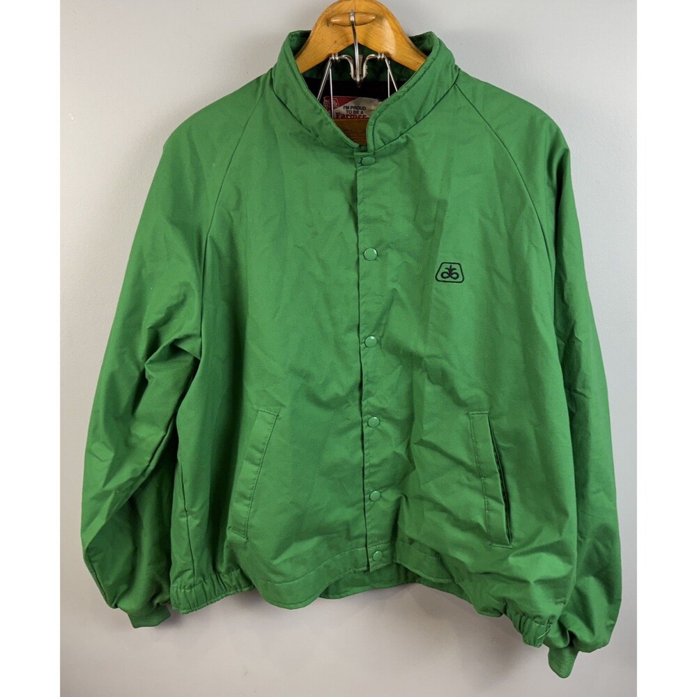 PIONEER SEED LOGO SWINGSTER JACKET vtg Coat Proud Farmer Farming Mens XL